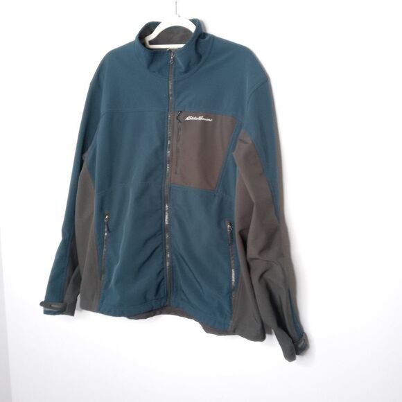 Eddie Bauer blue and gray zip-up jacket - Picture 8 of 8